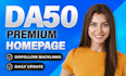 do homepage contextual high da dofollow seo backlinks