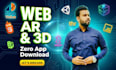create premium webar experience, ar filter, or 3d configurator