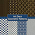 design a seamless art deco geometric pattern