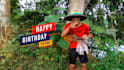 make heartwarming birthday wishing video with ukulele