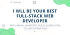 be your best full stack web developer PHP laravel