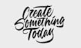 create a lettering in unique brush