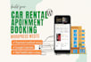 build car rental, appoinment booking website