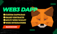 develop web3 dapp, solidity smart contract, blockchain website