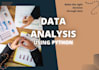 do data analysis in jupyter notebook using python