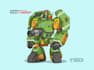 draw your mecha, armor character, oc, tokusatsu, fanart, in anime chibi style