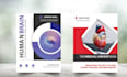 design a creative cover for medical books