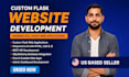 build dynamic flask web apps with database integration