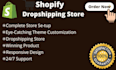 build an eye catching shopify dropshipping store, shopify website design