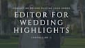 do cinematic wedding video highlights