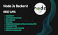 be node js backend developer for your website rest apis