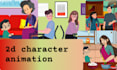 animate a 2d character with a smooth mouth lip sync