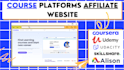 build course learning platforms affiliate website