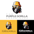 create a gorilla head logo with fast delivery