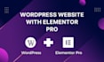 build or customize wordpress website with elementor pro