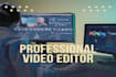 do professional video editing