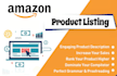 set up amazon seller account product listing
