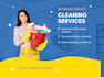 create cleaning service website for cleaning company with booking functionality