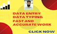 freelance data entry in 12 hours