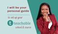 guide you to set up course on teachable in live video