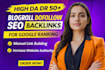 do high da 50 plus blogroll dofollow SEO backlinks for google ranking