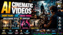 create realistic ai generated videos for short film, ads, music video