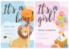 design birth announcement for print, email or social media