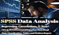do statistical data analysis, visualization, cfa, SEM with spss, r, amos