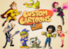 create custom cartoons, mascots and character designs