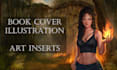 character artwork, book illustration, cover