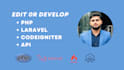 write or edit code in codeigniter, php, and laravel