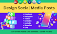 design social media posts for facebook instagram and twitter