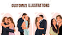 custom illustration and portrait