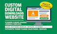 build a custom wordpress digital downloads store website