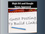 provide high quality guest posts with dofollow backlinks