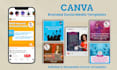 design editable canva templates for your social media