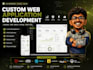 develop a custom laravel PHP web application