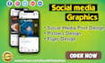 create professional and creative social media graphics at an affordable price