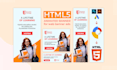 design fresh animated HTML5 banner ads