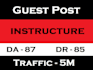 do guest post on high traffic site instructure com da 87 with dofollow link