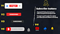 create animated youtube elements, subscribe buttons, and more