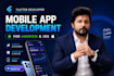 do mobile app development for android ios as a flutter developer