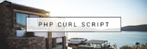 write curl php script