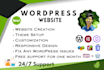 create custom website, design, redesign, wordpress website development