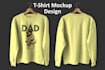 design PSD t shirt mockups in photoshop