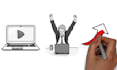 create a german whiteboard animation video