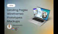 create a professional landing page design in figma or adobe xd