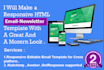 create responsive html email newsletter template
