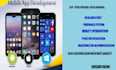 develop mobile app, ios app, database programming, flutter, react native fitness