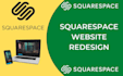 redesign an existing squarespace website